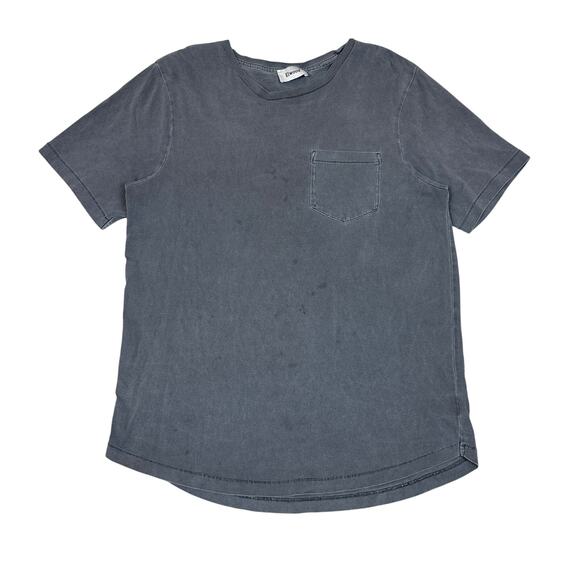 Elwood Oversized Curved Hem Pocket Tee Shirt Men's Medium Retro Casual - Picture 1 of 8